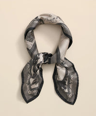 Silk Neckerchief in Map Print | Brooks Brothers