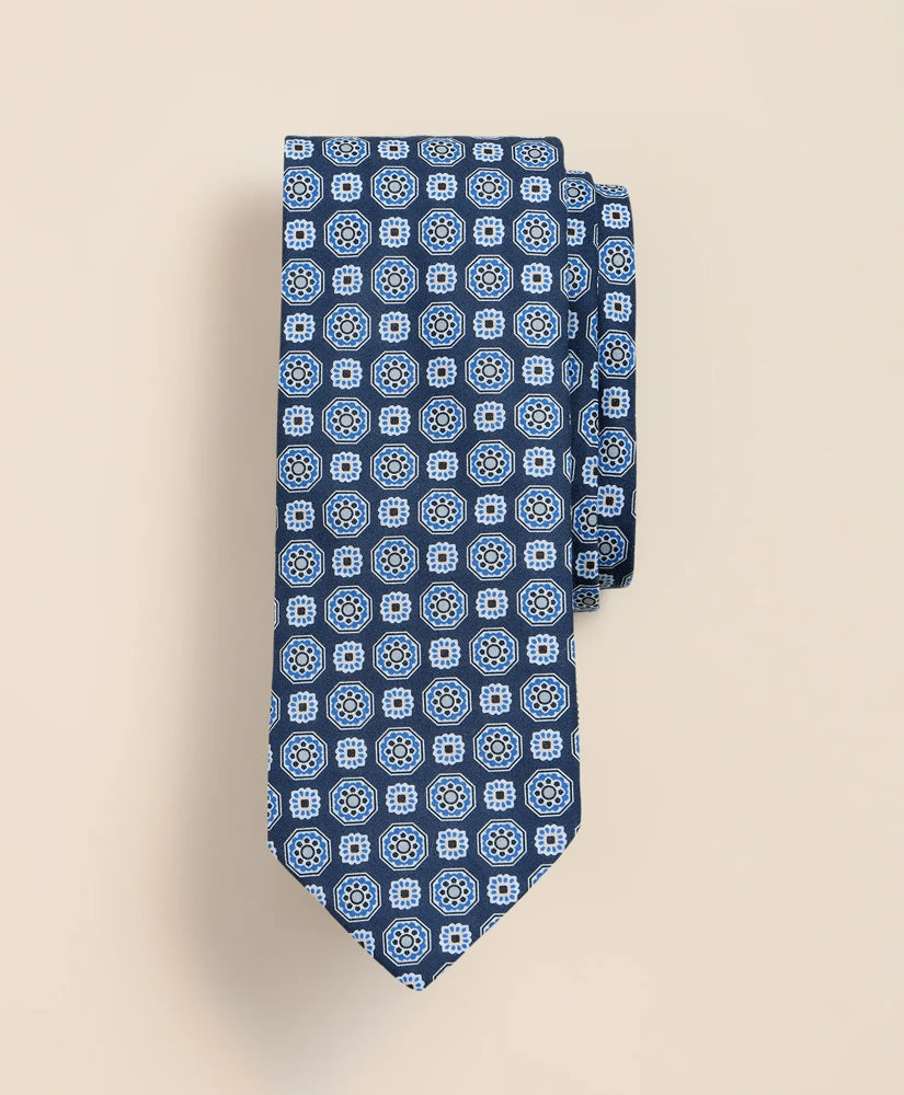 Silk Octagon Flower Tie | Brooks Brothers