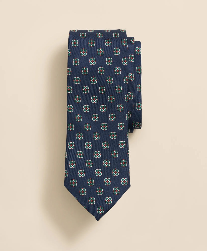 Silk Spaced Flower Tie | Brooks Brothers