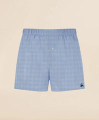 Slim Fit Cotton Broadcloth Check Boxers | Brooks Brothers