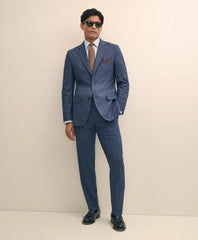 Slim Fit Wool Checked 1818 Suit | Brooks Brothers