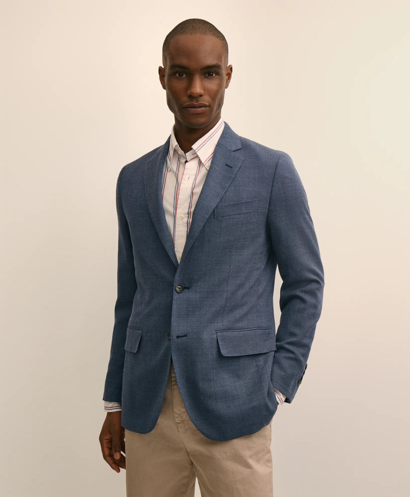 Slim Fit Wool Hopsack Sport Coat | Brooks Brothers