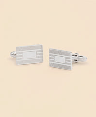 Sterling Silver Engravable Rhodium-Plated Cufflinks | Brooks Brothers