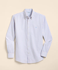 Stretch Cotton Non-Iron Oxford Polo Button Down Sport Shirt | Brooks Brothers