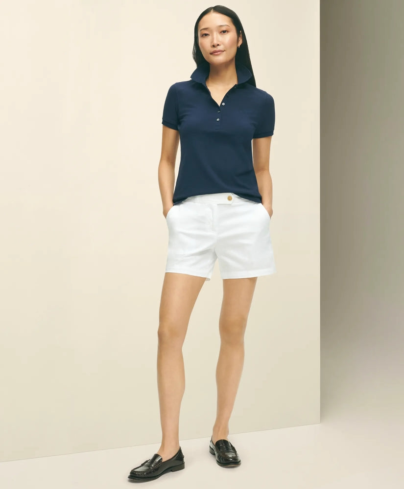 Stretch Cotton Twill Shorts | Brooks Brothers