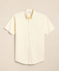 Stretch Non-Iron Cotton-Oxford Polo Button-Down Short-Sleeve Sport Shirt | Brooks Brothers