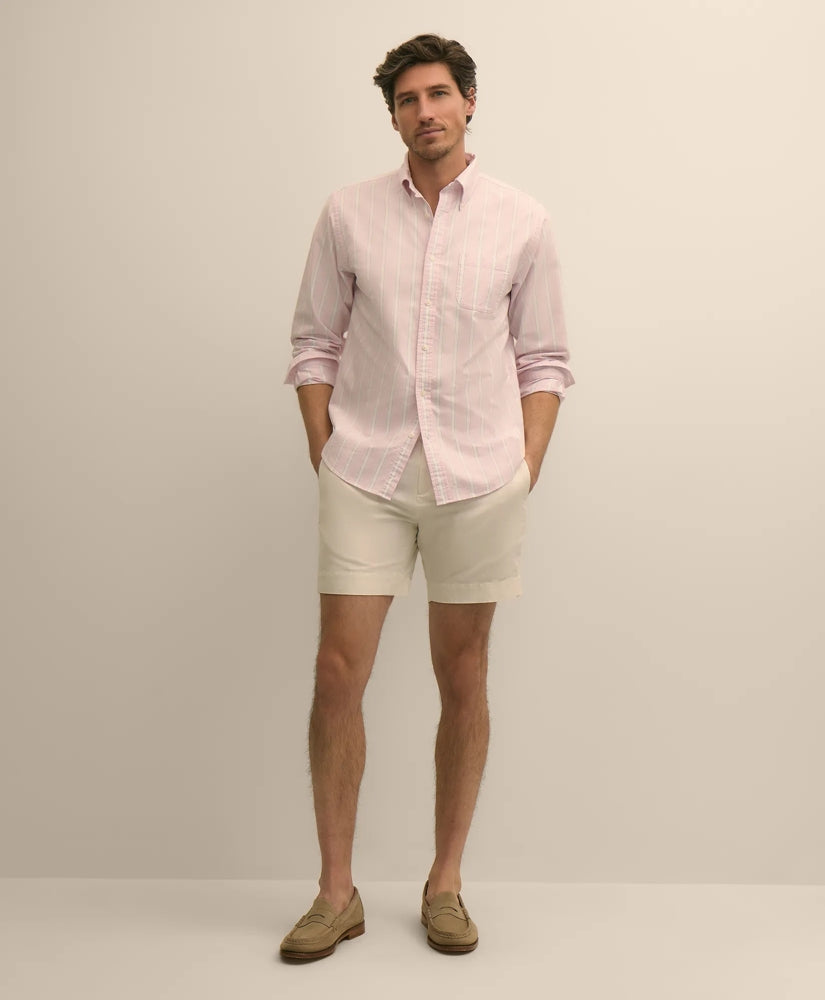 The 7" Linen-Cotton Shorts | Brooks Brothers