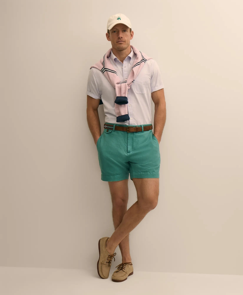 The 7" Linen-Cotton Shorts | Brooks Brothers