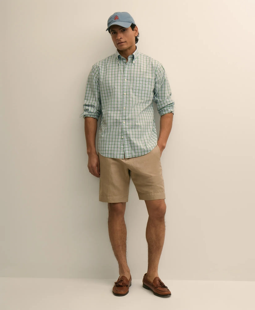 The 9" Linen-Cotton Shorts | Brooks Brothers