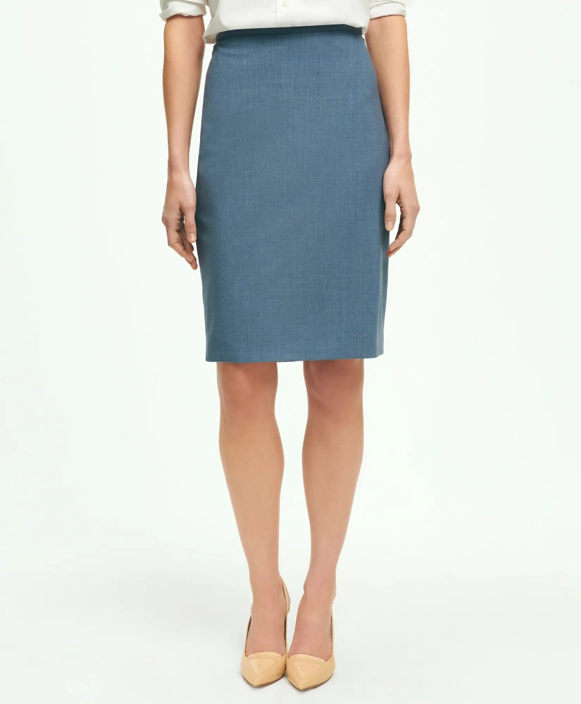 The Essentials Brooks Brothers Stretch Wool Pencil Skirt | Brooks Brothers