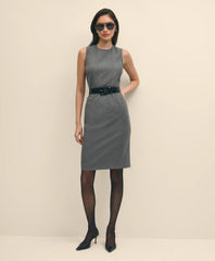 The Essentials Brooks Brothers Stretch Wool Sheath Dress | Brooks Brothers
