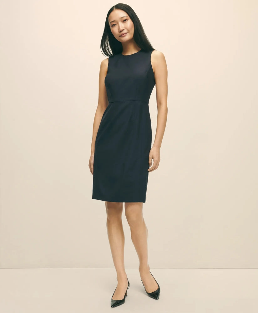 The Essentials Brooks Brothers Stretch Wool Sheath Dress | Brooks Brothers