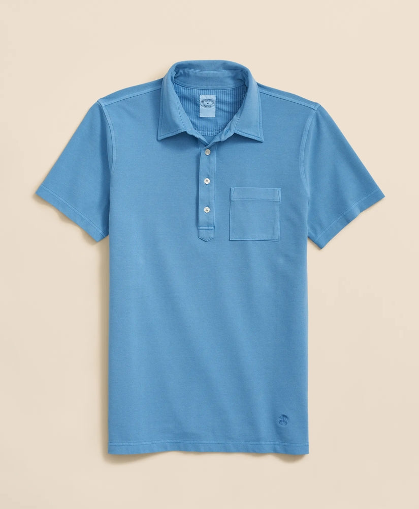 The Vintage Short-Sleeve Garment Dyed Polo Shirt | Brooks Brothers