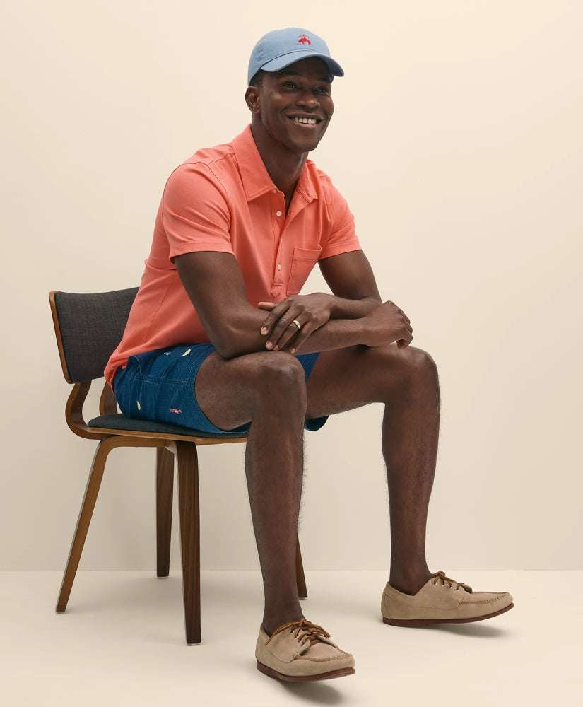 The Vintage Short-Sleeve Garment Dyed Polo Shirt | Brooks Brothers