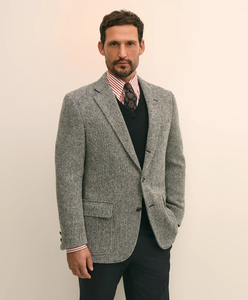 No. 1 Sack Sport Coat in Harris Tweed | Brooks Brothers