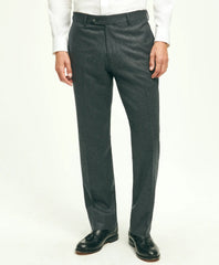 Traditional Fit Wool Flannel Dress Pants | Brooks Brothers