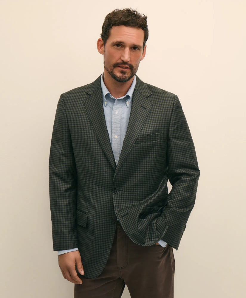 Traditional Fit Wool Gingham Sport Coat | Brooks Brothers