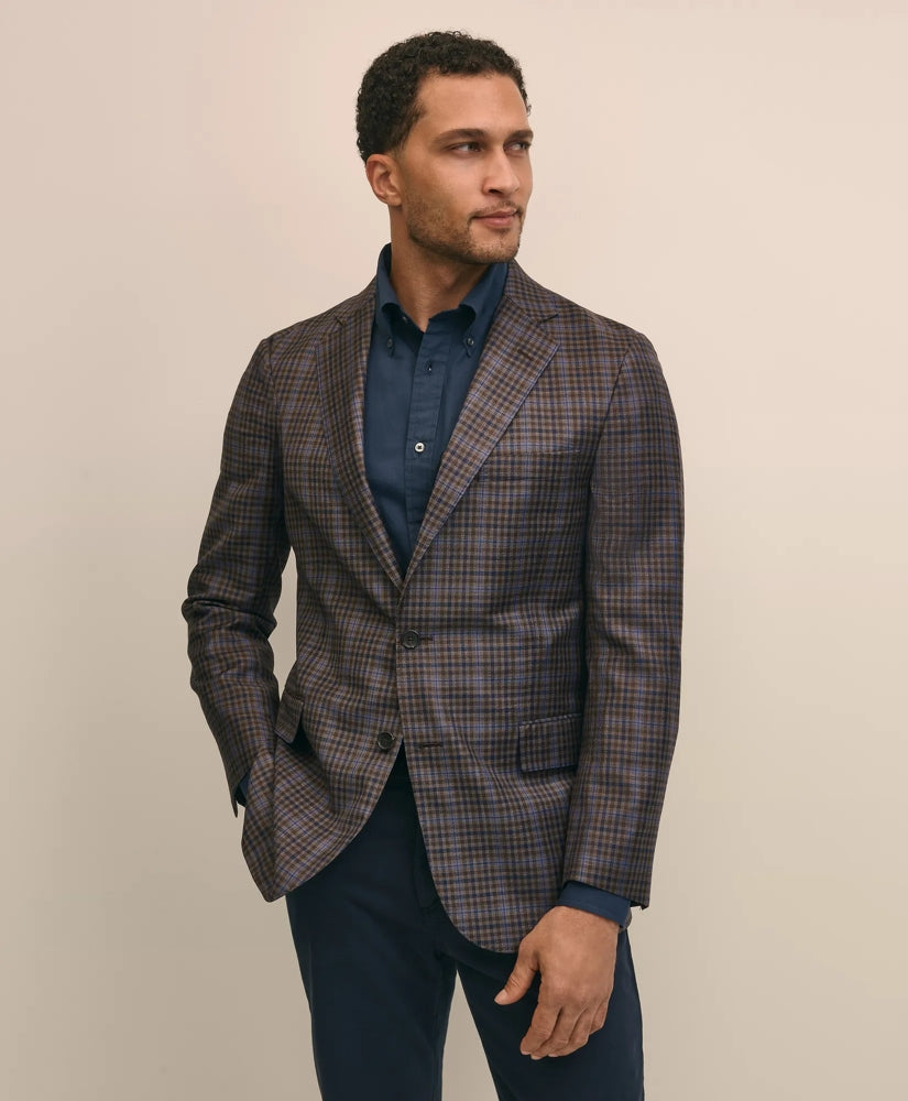 Classic Fit Wool Plaid-Gingham Sport Coat | Brooks Brothers