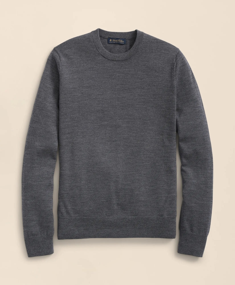 Ultimate Merino Wool Crewneck Sweater | Brooks Brothers