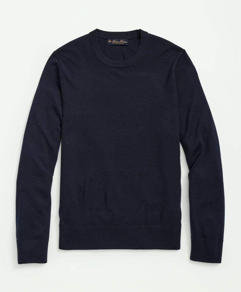 Ultimate Merino Wool Crewneck Sweater | Brooks Brothers