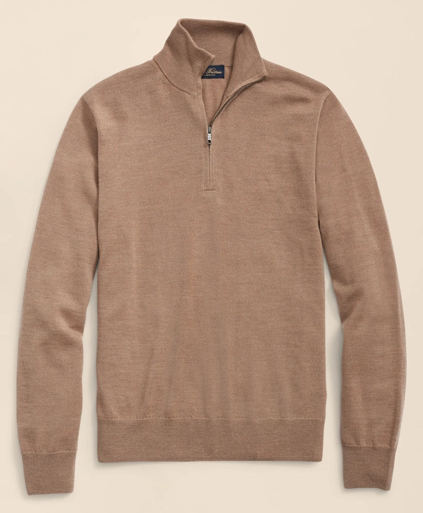 Ultimate Merino Wool Quarter-Zip Sweater | Brooks Brothers