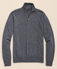Ultimate Merino Wool Quarter-Zip Sweater | Brooks Brothers