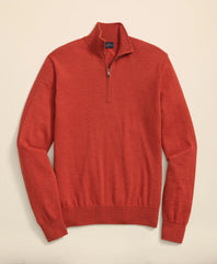 Ultimate Merino Wool Quarter-Zip Sweater | Brooks Brothers
