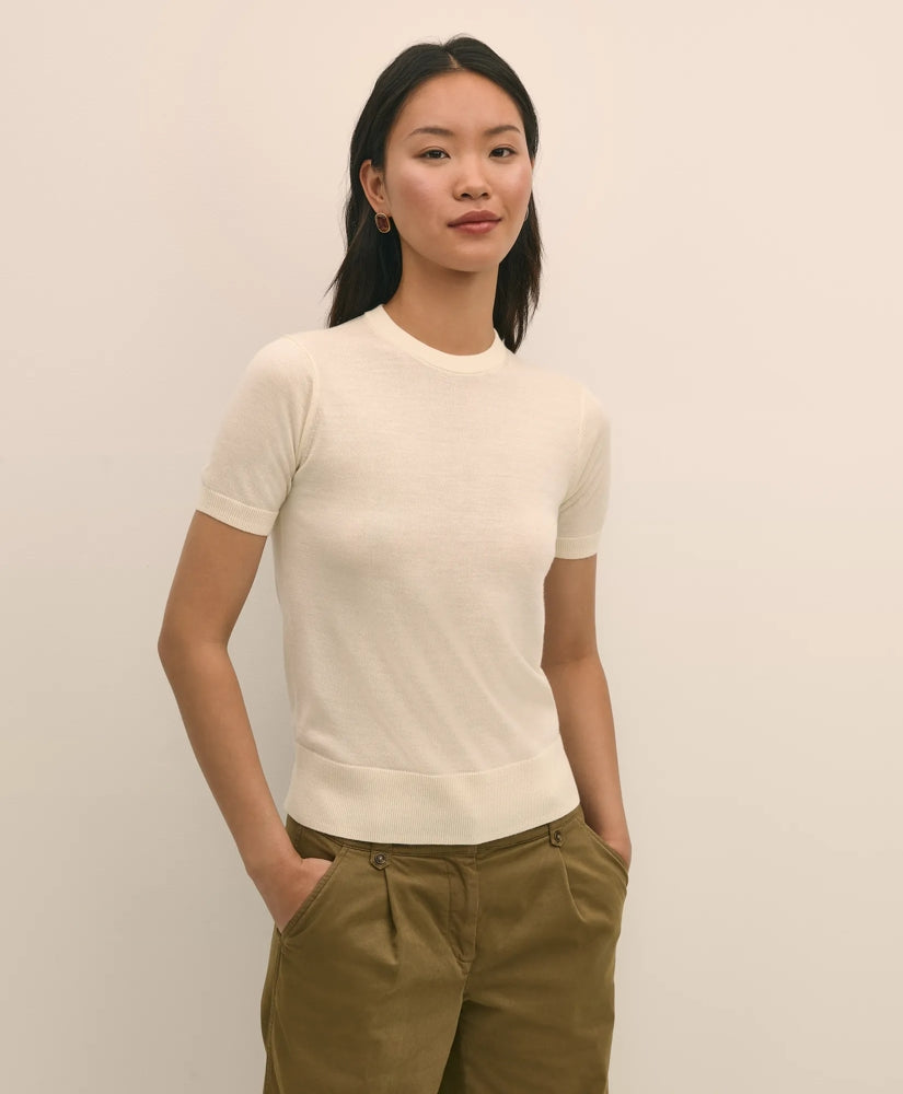 Ultimate Merino Wool Short-Sleeve Sweater Shell | Brooks Brothers