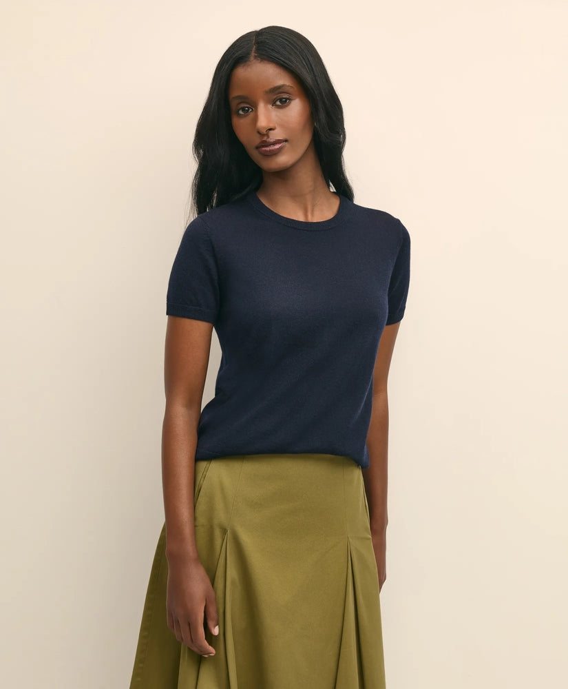 Ultimate Merino Wool Short-Sleeve Sweater Shell | Brooks Brothers