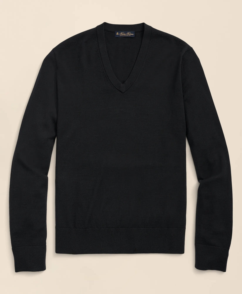 Ultimate Merino Wool V-Neck Sweater | Brooks Brothers