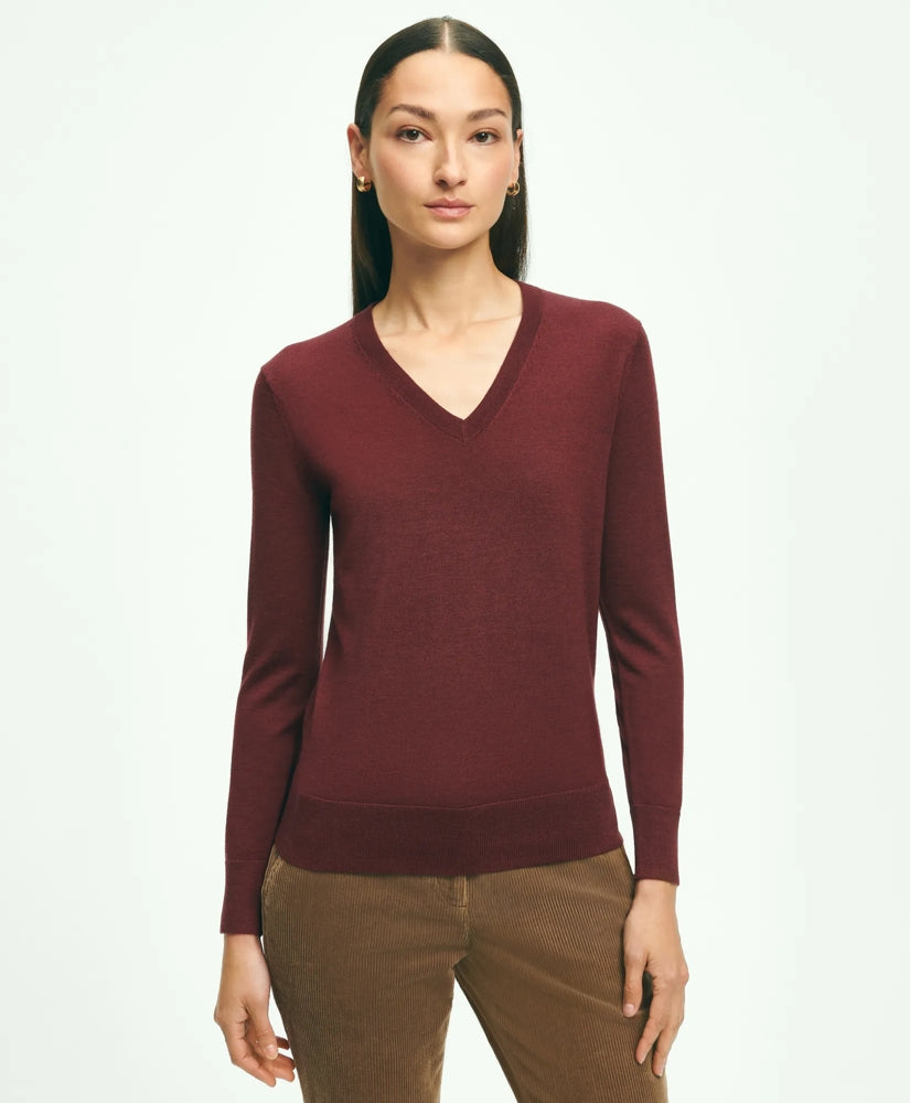 Ultimate Merino Wool V-Neck Sweater | Brooks Brothers