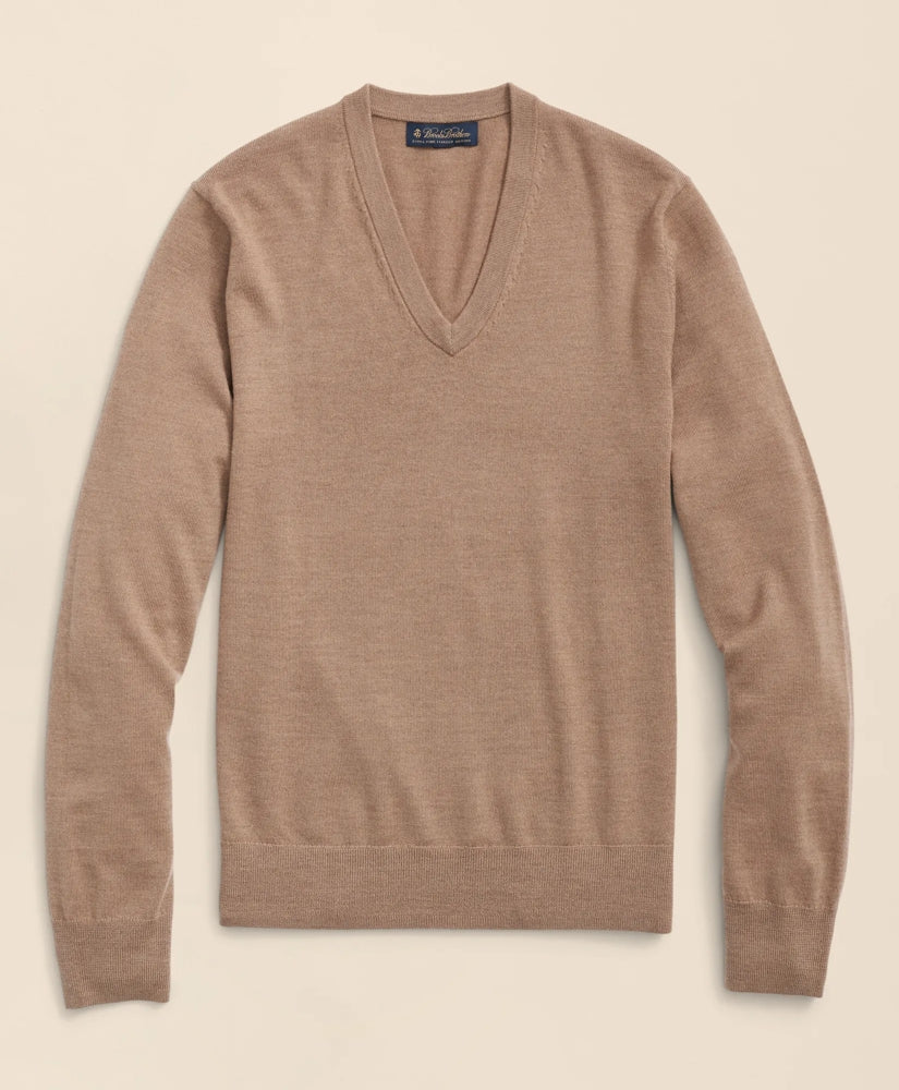 Ultimate Merino Wool V-Neck Sweater | Brooks Brothers