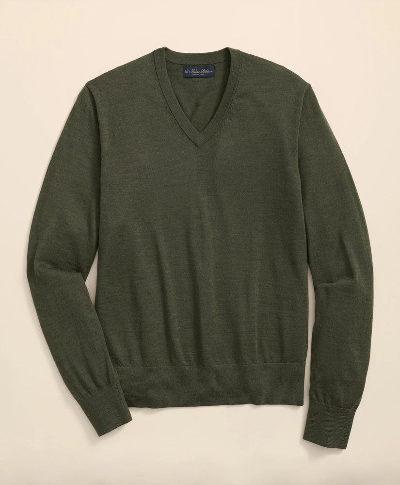 Ultimate Merino Wool V-Neck Sweater | Brooks Brothers