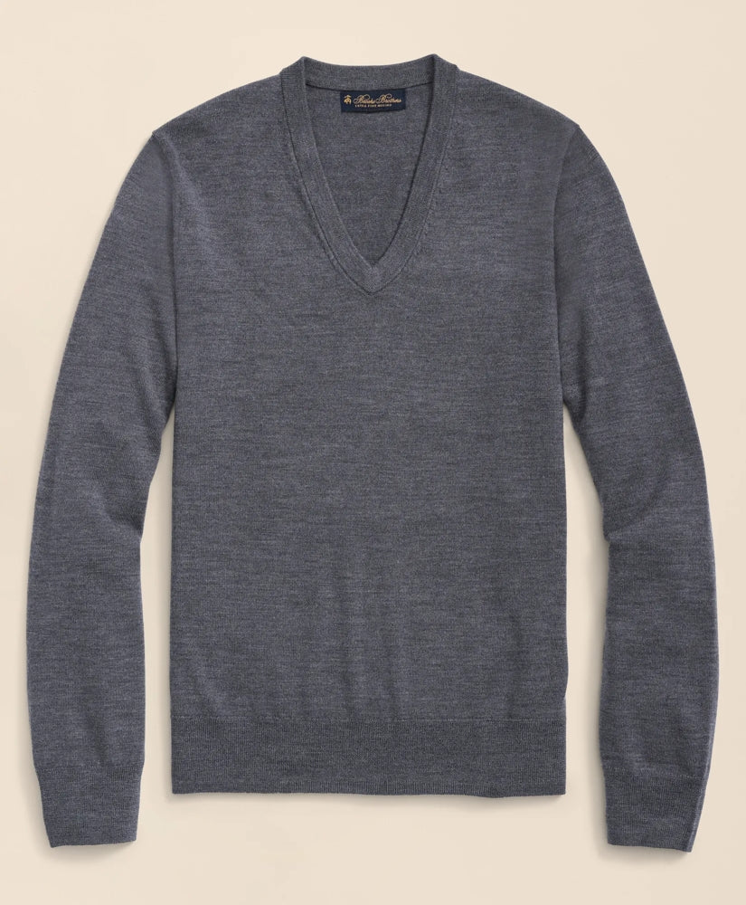 Ultimate Merino Wool V-Neck Sweater | Brooks Brothers