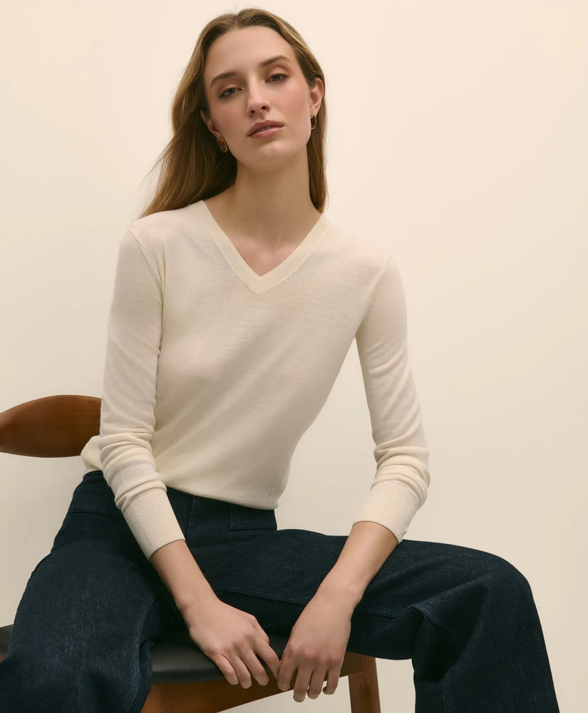 Ultimate Merino Wool V-Neck Sweater | Brooks Brothers