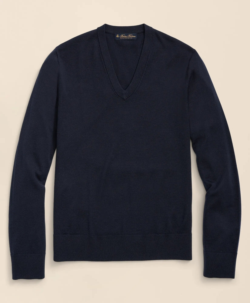 Ultimate Merino Wool V-Neck Sweater | Brooks Brothers