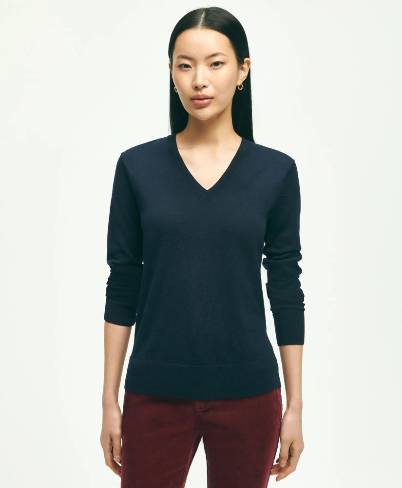 Ultimate Merino Wool V-Neck Sweater | Brooks Brothers