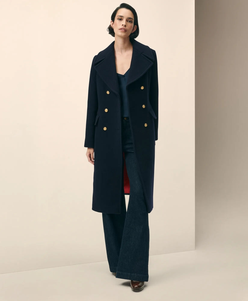 Wool Officer Coat | Brooks Brothers