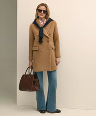 Wool Oversized Shawl Collar Coat | Brooks Brothers