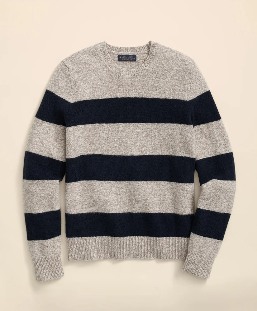 Wool Ragg Stripe Sweater | Brooks Brothers