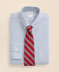 American-Made Oxford Cloth Button-Down Stripe Dress Shirt | Brooks Brothers
