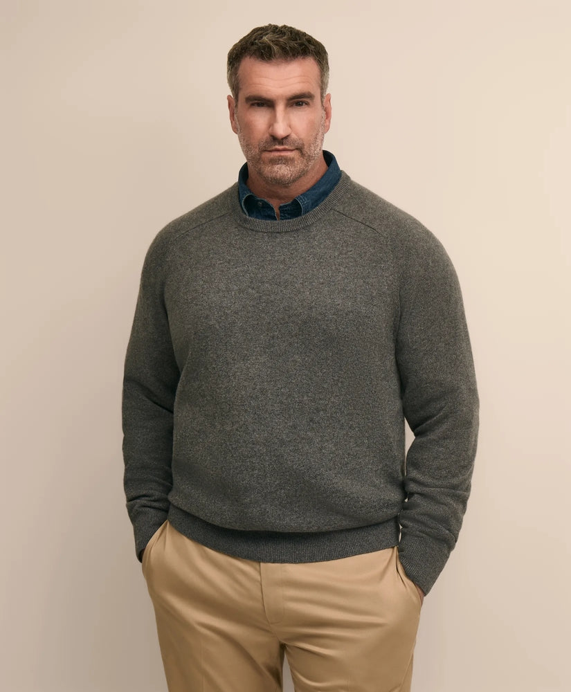 Big & Tall 3-Ply Cashmere Crewneck Sweater | Brooks Brothers
