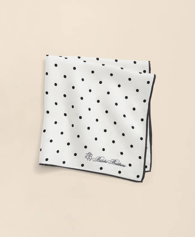Small Dot Silk Pocket Square | Brooks Brothers