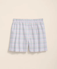 Cotton Broadcloth Tattersall Boxers | Brooks Brothers