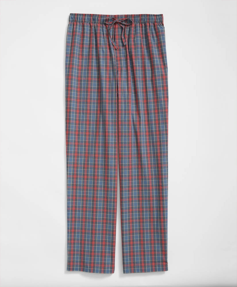 Cotton Broadcloth Tartan Lounge Pants | Brooks Brothers