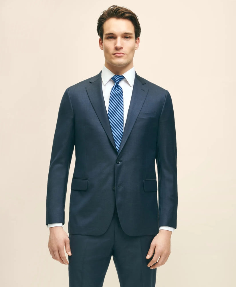 Classic Fit Wool Tic 1818 Suit | Brooks Brothers