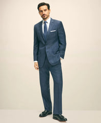 Traditional Fit Wool Windowpane 1818 Suit | Brooks Brothers