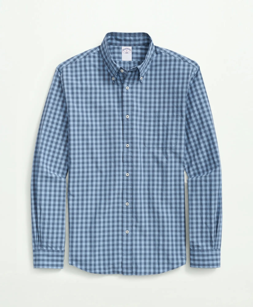 Friday Shirt, Poplin  Checked | Brooks Brothers