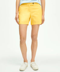 Stretch Cotton Twill Shorts | Brooks Brothers