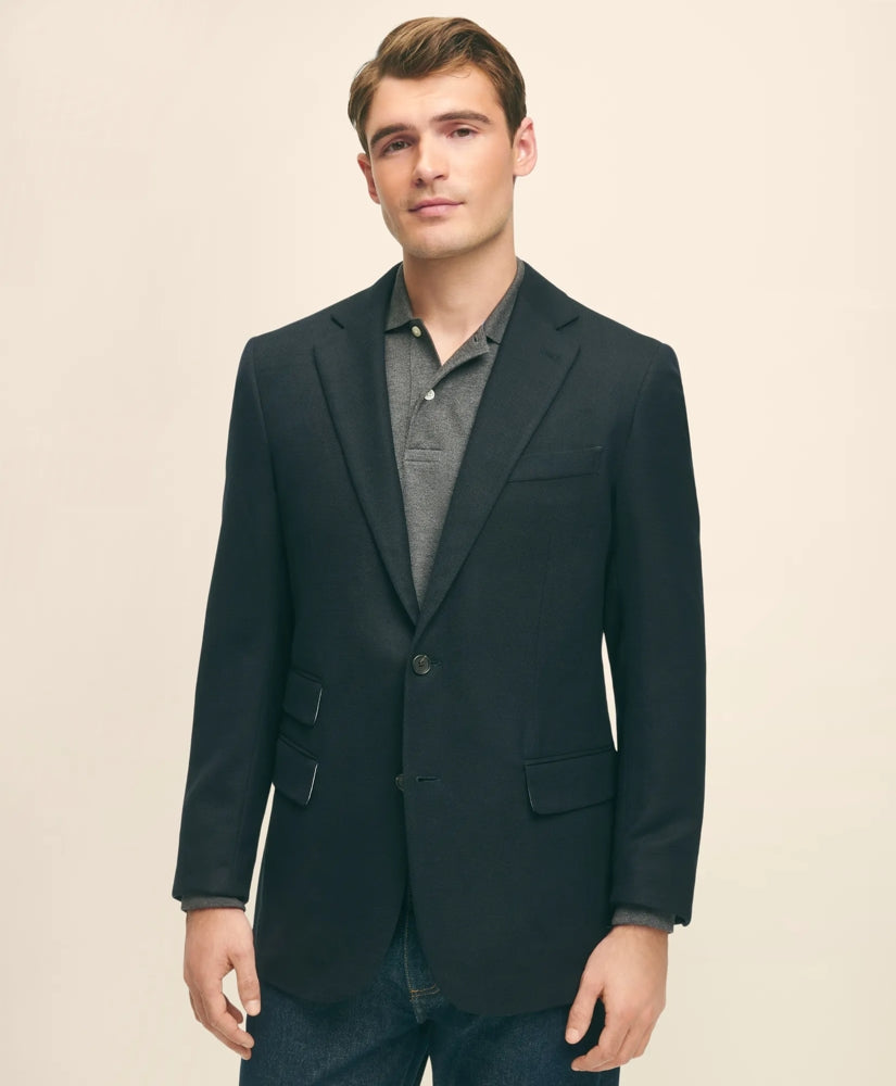 Slim Fit Stretch Wool Hopsack Blazer | Brooks Brothers